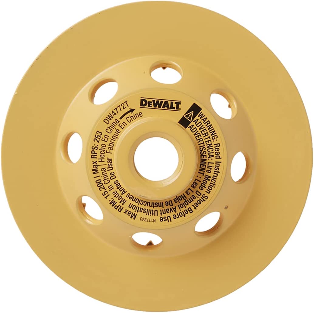 Dewalt DW4772T 4" Xp Turbo Diamond Cup Wheel