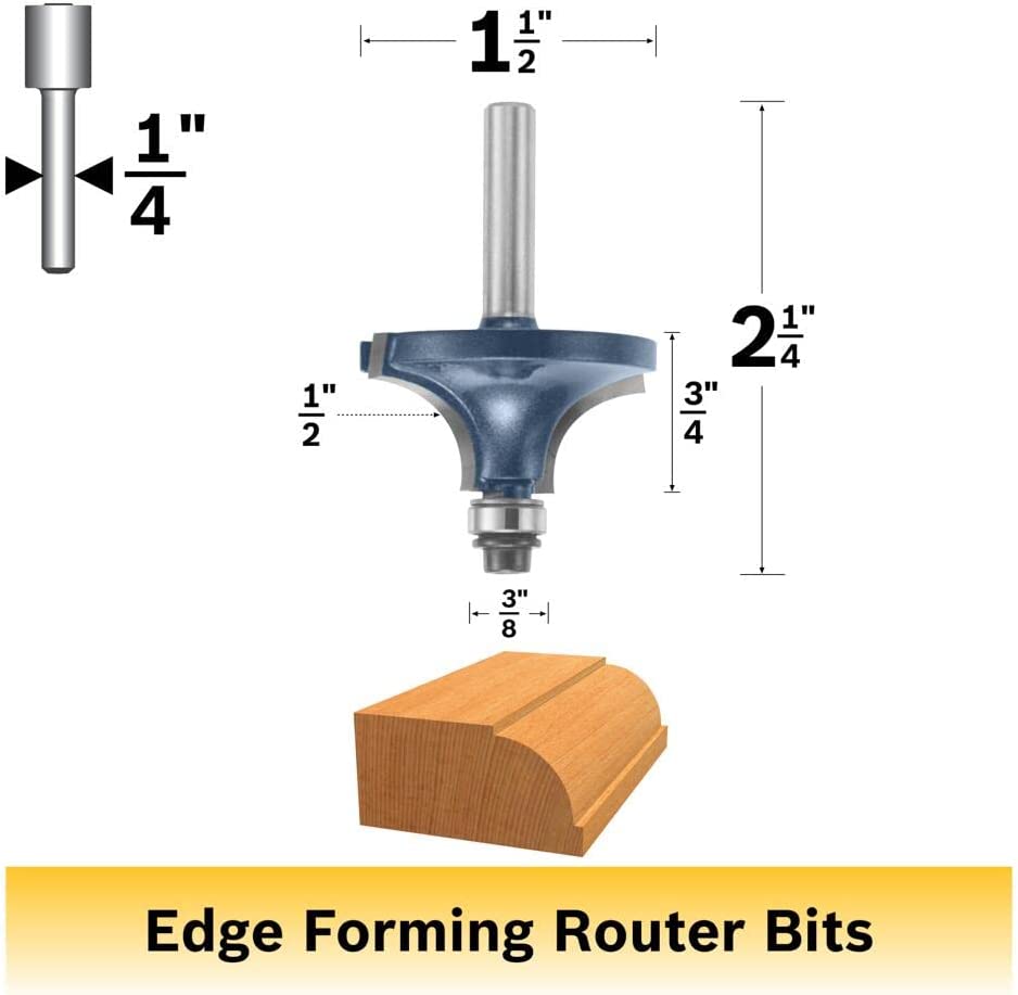 Bosch 85497M 1/2 In. X 11/16 In. Carbide Tipped Beading Bit