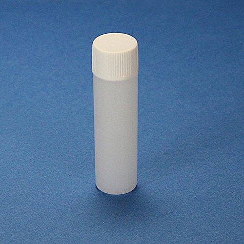 Globe Scientific 101023 Scintillation Vial 6.5mL PP with White Screw Cap 250/Bag 4 Bags/Unit