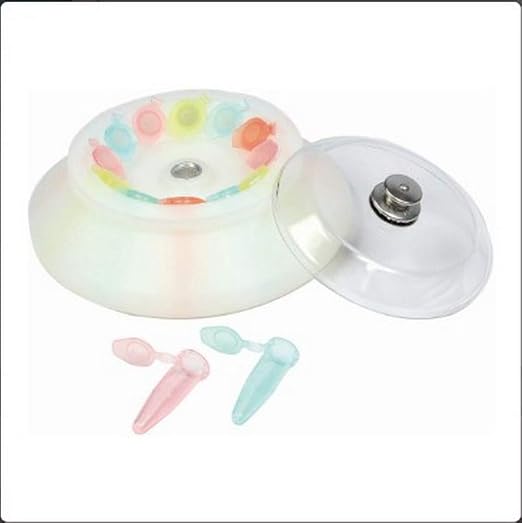 Globe Scientific GCM-12-AD5 Rotor Cavity Sleeves for use with GCM-12 Series Micro Centrifuges converts the rotor cavity for use with 0.5mL Microcentrifuge Tubes 12 Each