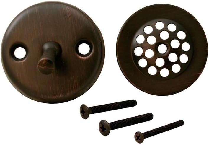 Jones Stephens B5114WB Old World Bronze Two-Hole Trip Lever Tub Drain Trim