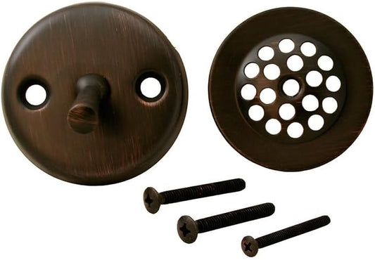 Jones Stephens B5114WB Old World Bronze Two-Hole Trip Lever Tub Drain Trim