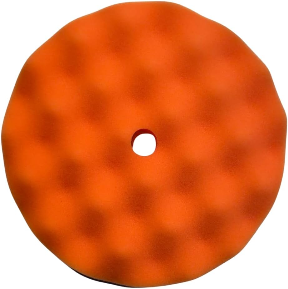 Dico 7474091 Orange Foam Waffle For Backing Pads, 7-8"