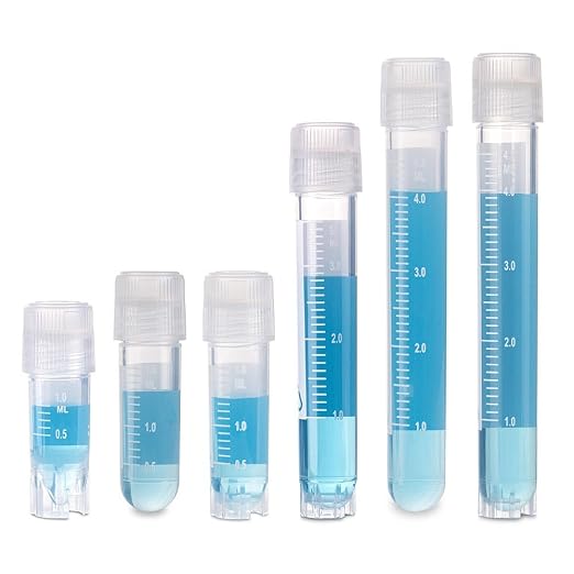 Globe Scientific 3032-1 Cryogenic Vials 1.0ml Sterile External Threads Attached Screwcap with O-ring seal CB SS PG WS