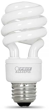 Feit Electric ESL13T/ECO/41K 60 W Replacement Cool White General Purpose A19 CFL Light Bulb