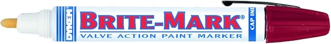 DYKEM 40002 Brite Mark Medium Pointred (1 EA)