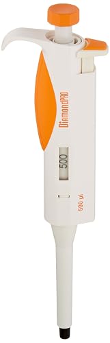 Globe Scientific 3312-500 Pipette Diamond PRO Fixed Volume 500uL Orange
