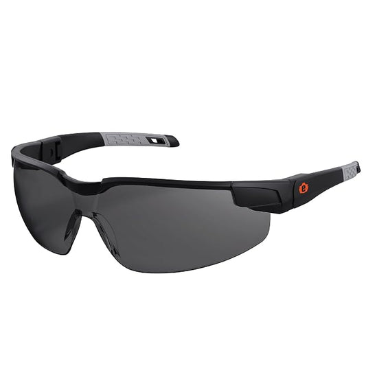 Ergodyne 50067 Skullerz DELLENGER Enhanced Anti-Fog & Scratch-Resistant Safety Glasses // Sunglasses with Adjustable Temples