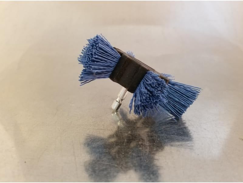 Dico 541-788-4 Nylox Flap Brush 4" 240 Grit, Blue