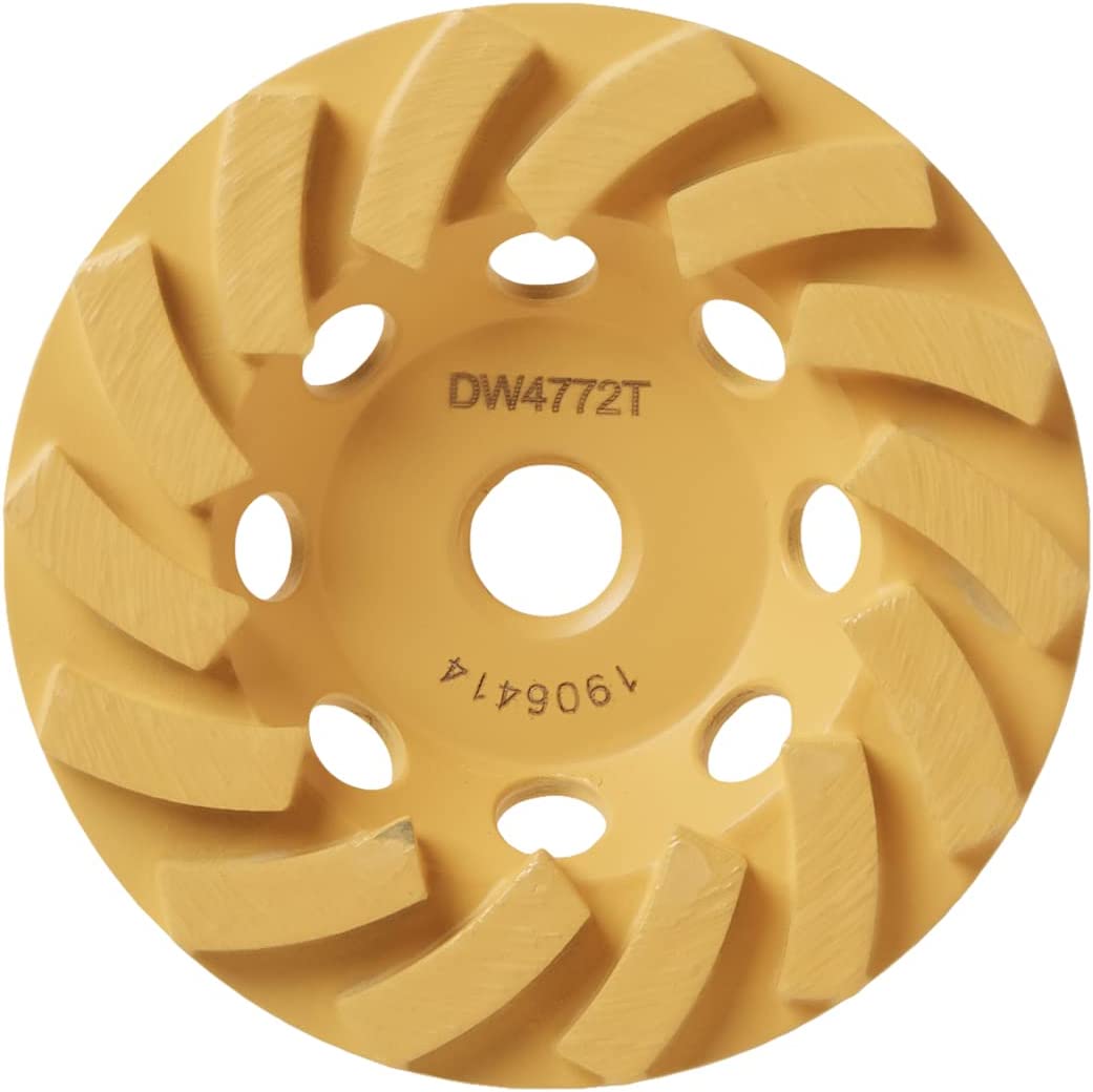 Dewalt DW4772T 4" Xp Turbo Diamond Cup Wheel