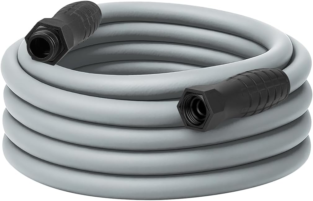 Colors HFZC550GYS SwivelGrip® Garden Hose, 5/8" x 50', 3/4" - 11 1/2 GHT Fittings, Slate Gray