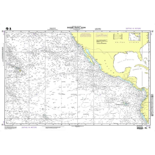 Paradise Clay NGA_51 NGA Chart Eastern Pacific Ocean