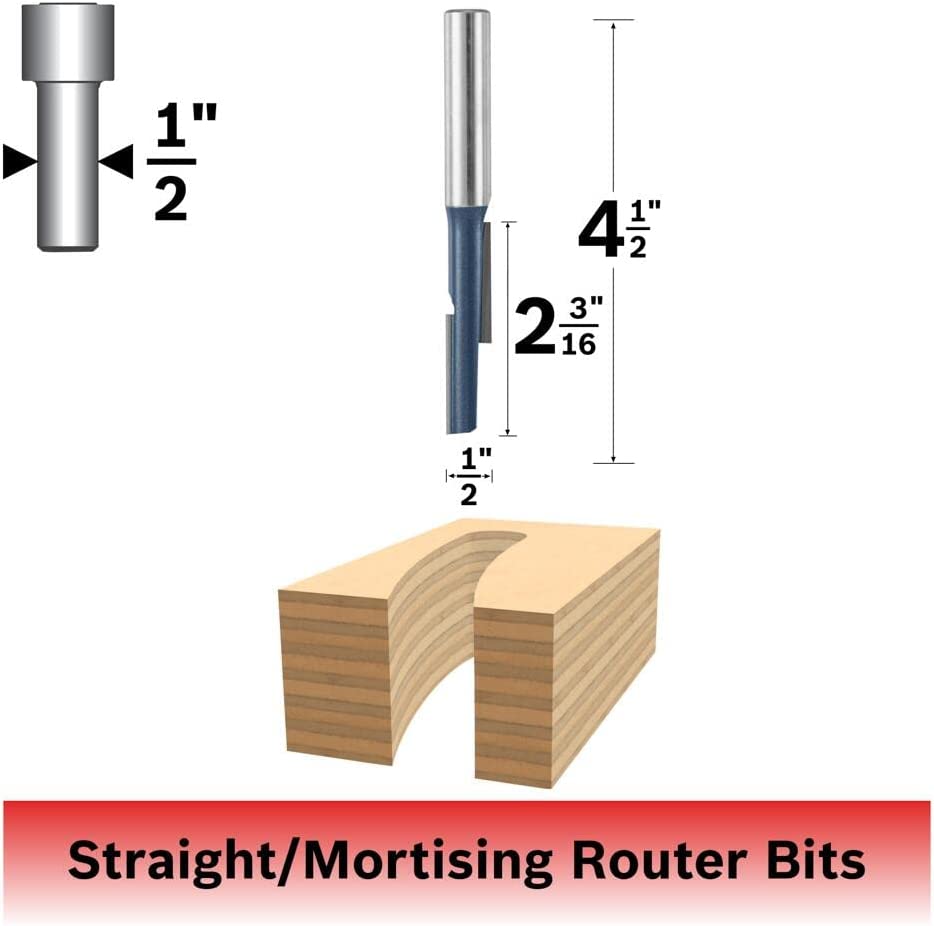 Bosch 85278M 1/2 In. X 2-3/16 In. Carbide Tipped Staggertooth Bit