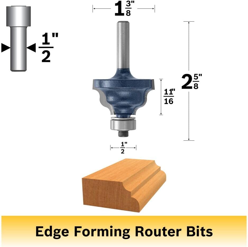 Bosch 85605M 1-3/8 In. X 11/16 In. Carbide Tipped Cove And Bead Bit