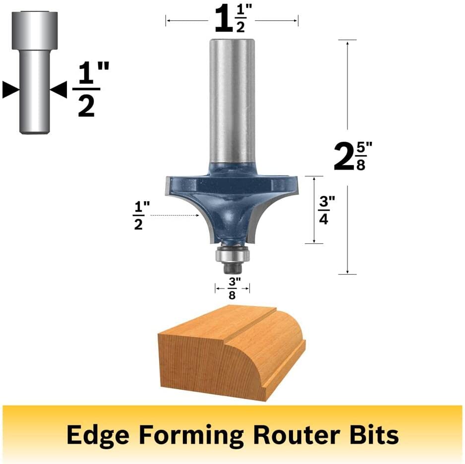 Bosch 85600M 1/2 In. X 11/16 In. Carbide Tipped Beading Bit