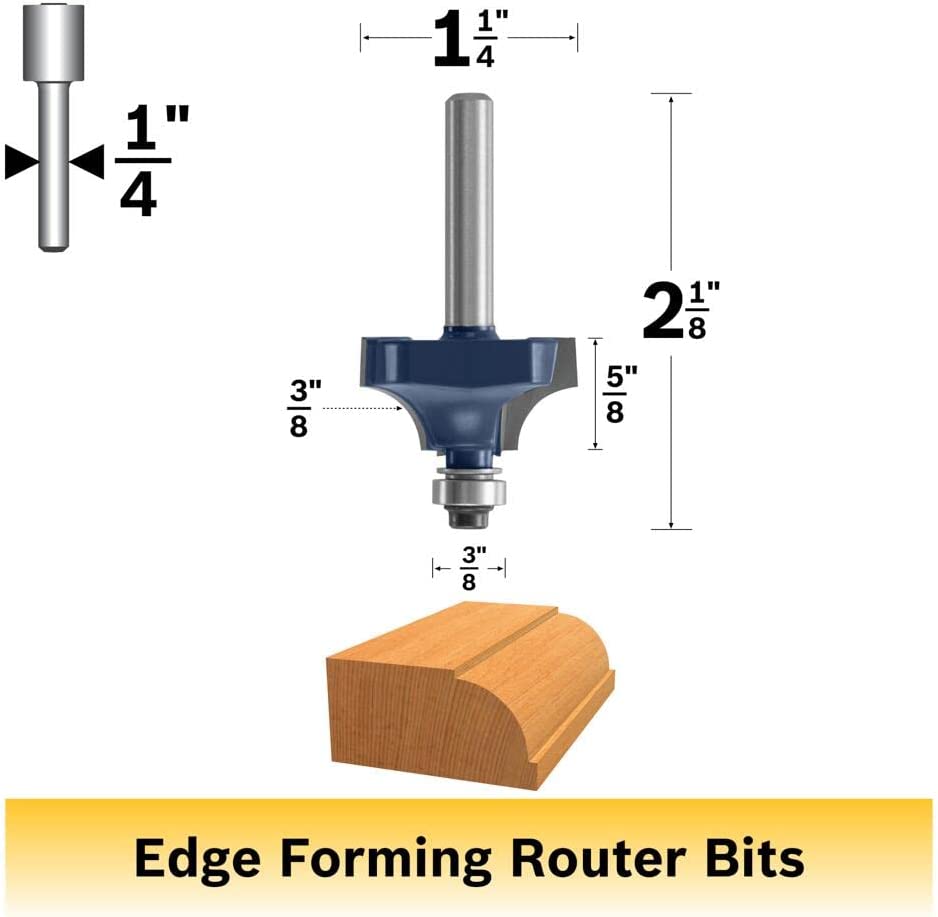 Bosch 85496M 3/8 In. X 5/8 In. Carbide Tipped Beading Bit