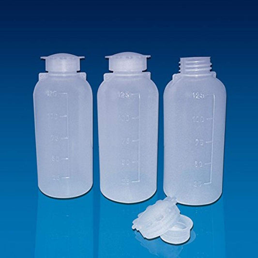 Globe Scientific 600323 Bottle with Screwcap Narrow Mouth LDPE Graduated 250mL