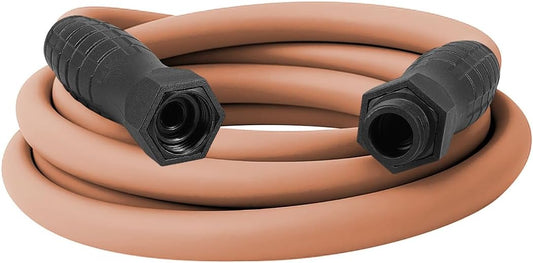 Colors HFZC510TCS-E SwivelGrip® Garden Hose, 5/8" x 10', 3/4" - 11 1/2 GHT Fittings, Red Clay