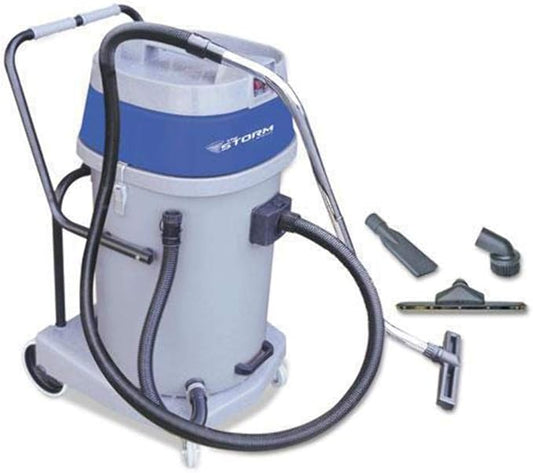 Mercury Floor Machines WVP-20 Storm Wet/Dry Vacuum - 20 Gallon Wet/Dry Tank, Poly, with Tool Kit