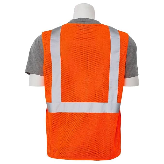 Delta Plus WEL61439HO5X S362 CL 2 Safety Vest, 5X, Hi Viz Orange