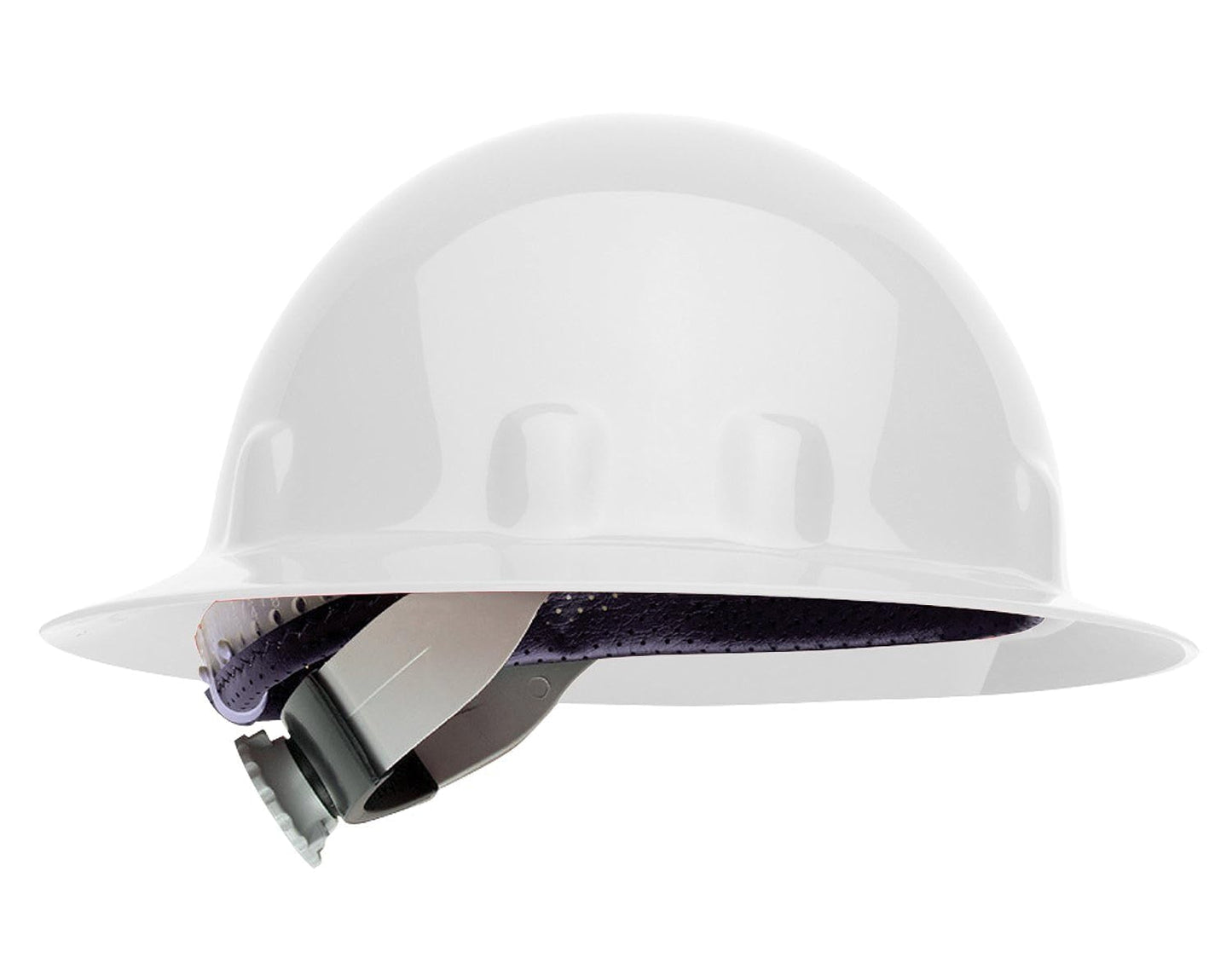 HONEYWELL FIBRE-METAL® E1SW01A000 Hat-Thermoplastic Whitew/3-S Swingstrap