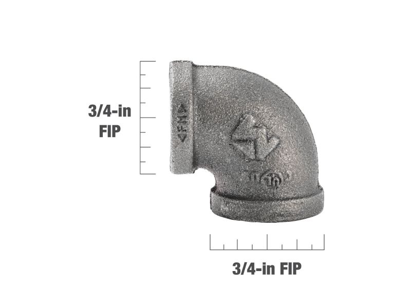 B&K Products 520-004Hn 3/4" Elbow 90