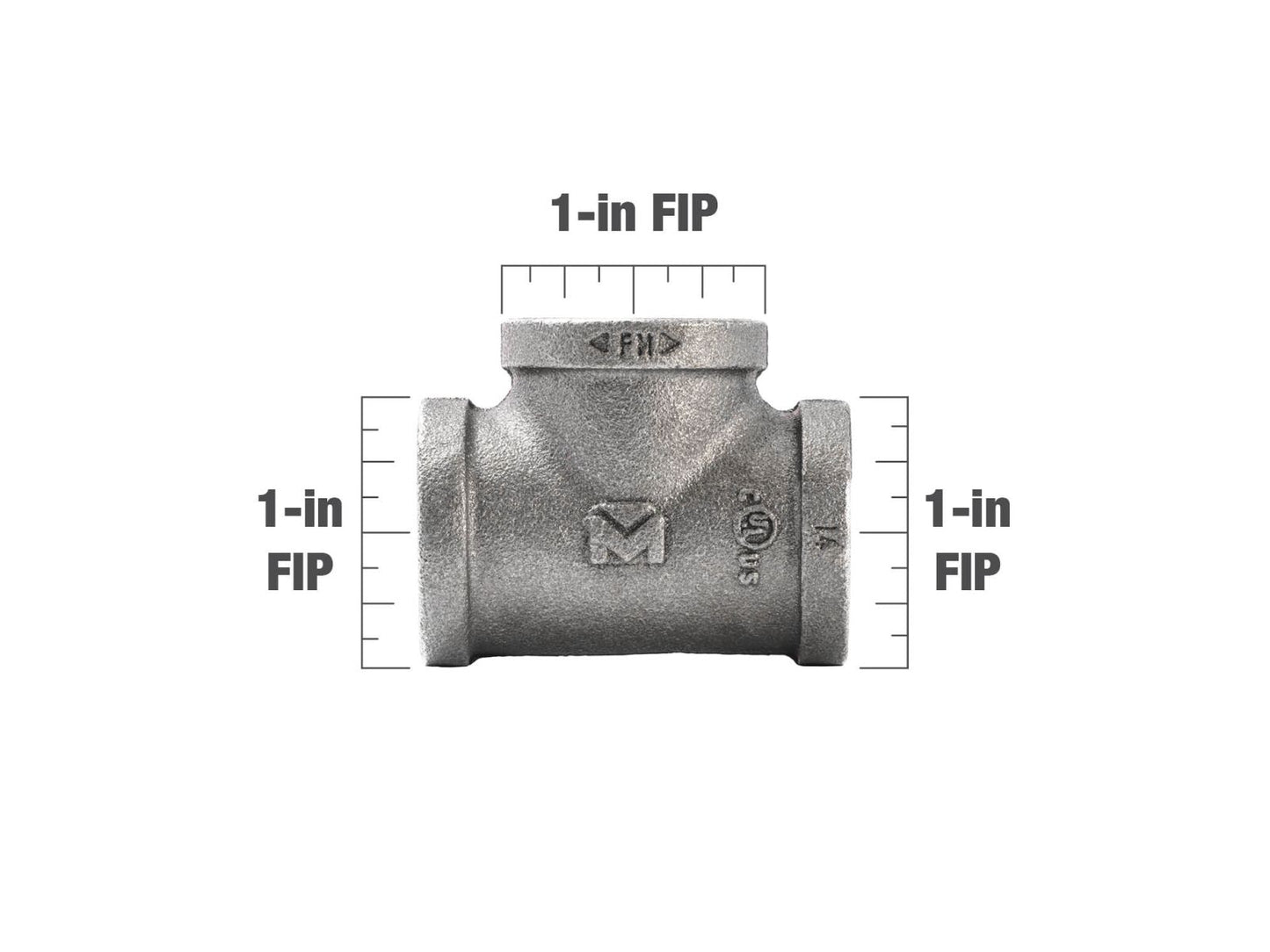 B&K Products 520-605 1" Tee