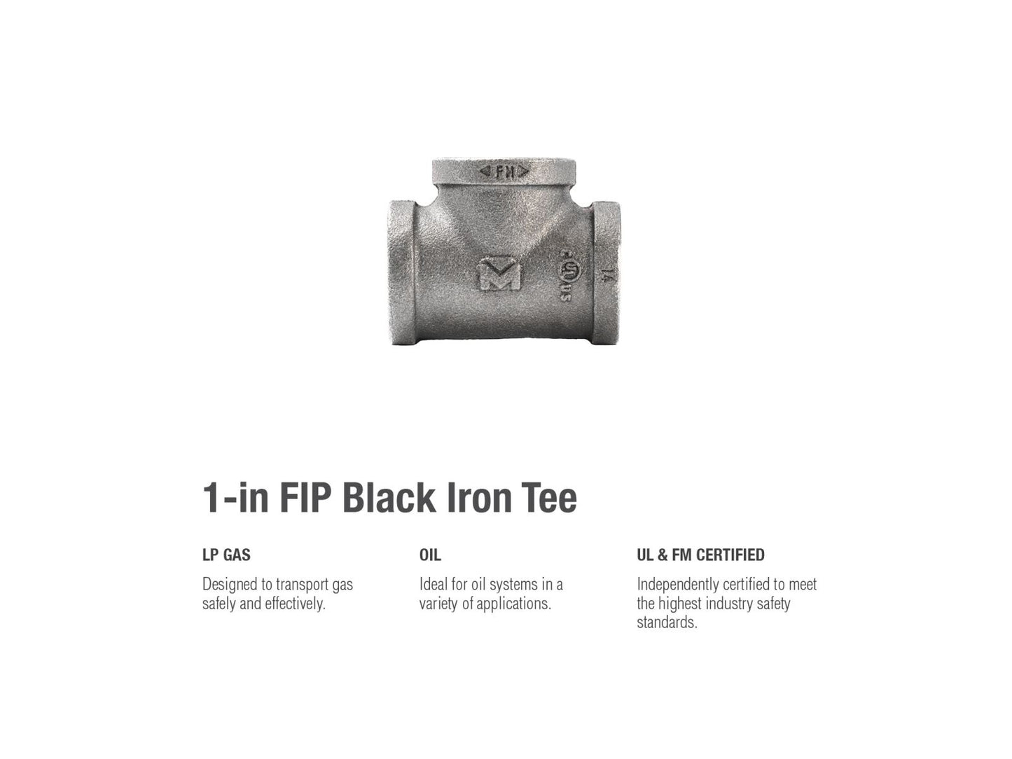 B&K Products 520-605Hn 1" Tee