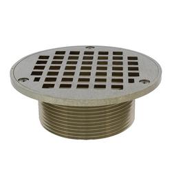 Jones Stephens D60955 3" IPS Metal Spud with 5" Nickel Bronze Round Strainer