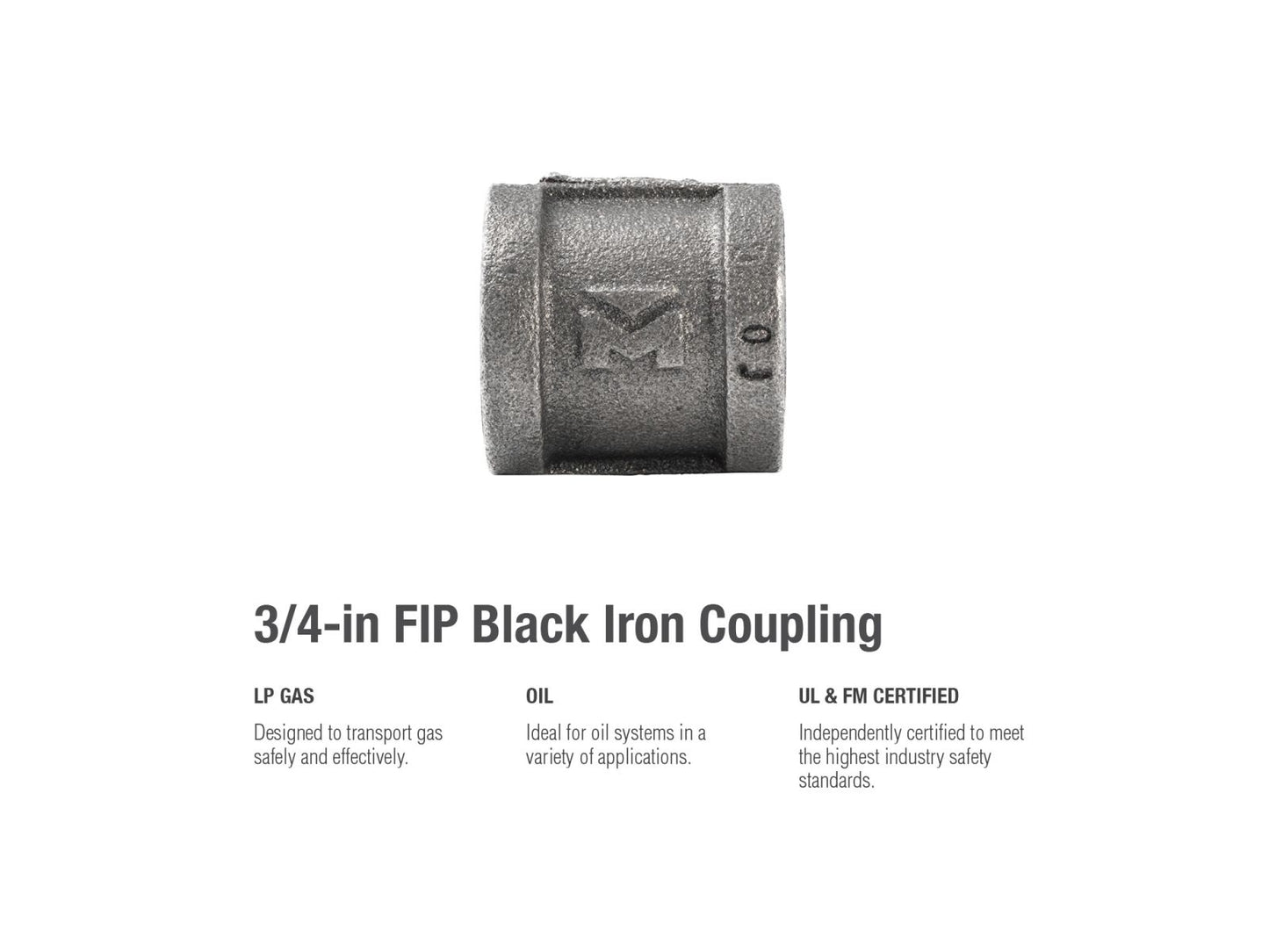 B&K Products 521-204 3/4" Banded Coupling