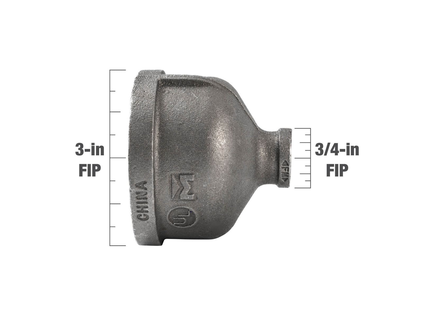 B&K Products 521-304 3 X 3/4 Reducing Coupling