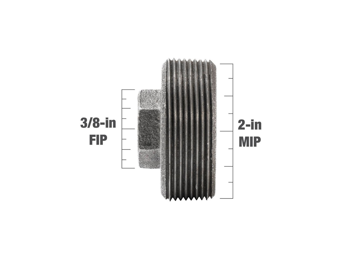 B&K Products 521-982 2 X 3/8 Hex Bushing
