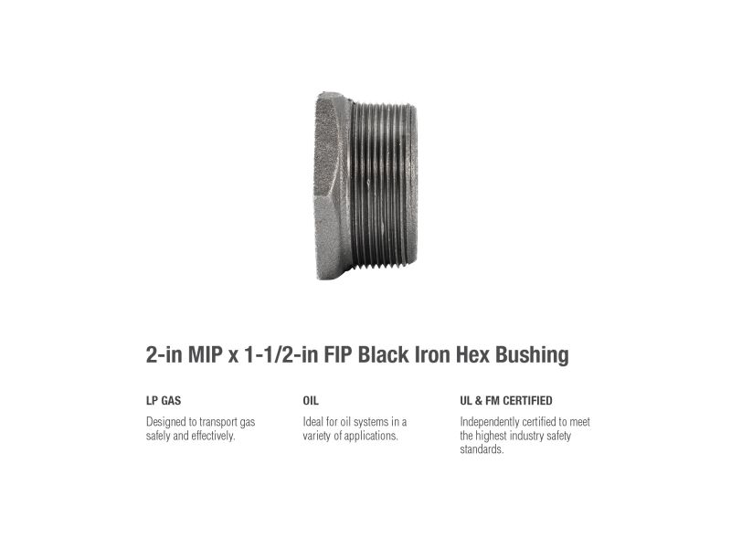B&K Products 521-987Hn 2 X 1-1/2 Hex Bushing