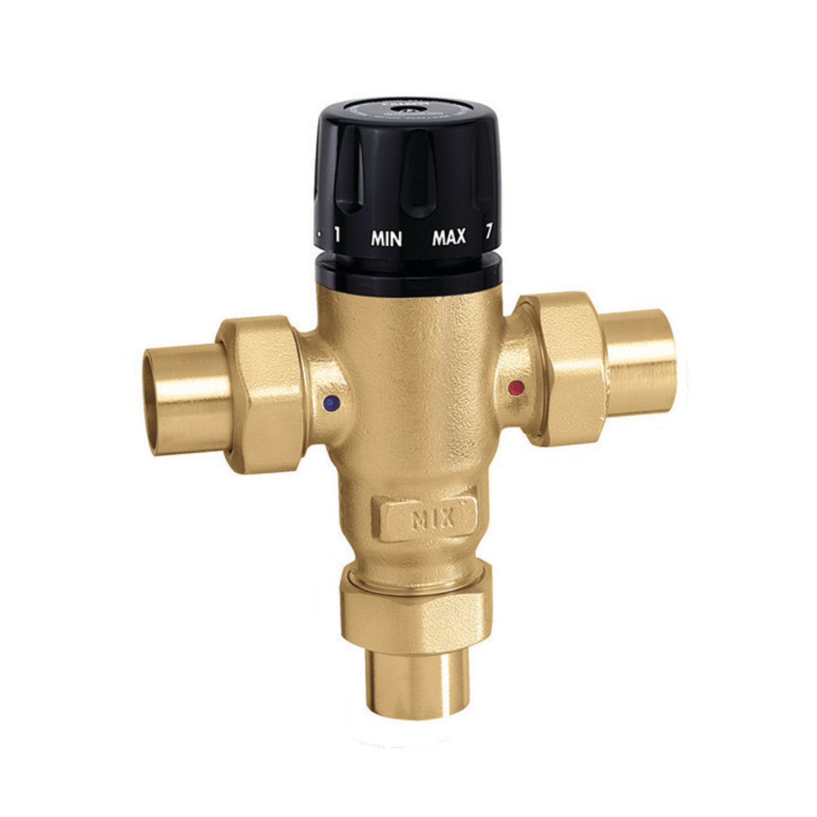 Caleffi 521409A MixCal™ 3-way Mixing Valve 1/2" Sweat-ASSE 1017