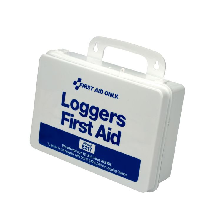 First Aid Only 5217 25 Person Loggers First Aid Kit, Plastic Case