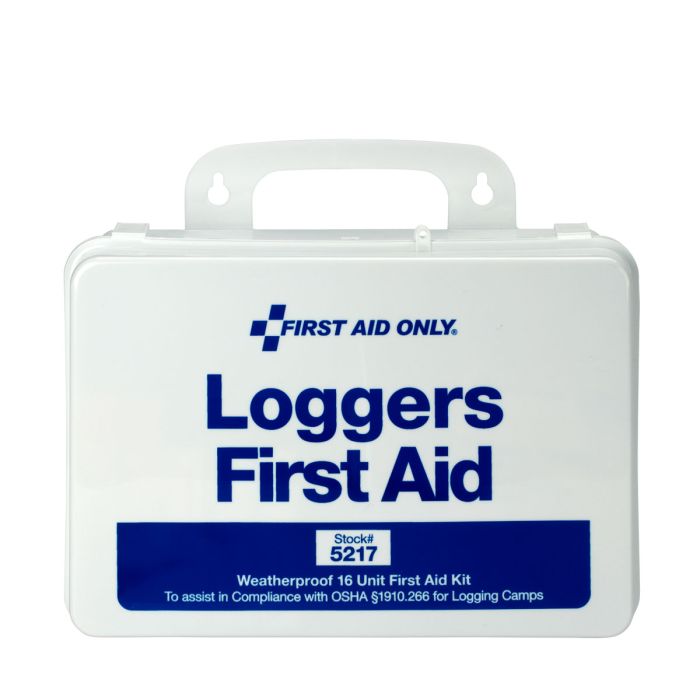 First Aid Only 5217 25 Person Loggers First Aid Kit, Plastic Case