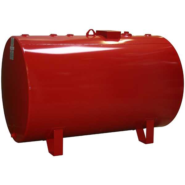 American Lube 525RHDW 525-Gallon Double-Wall Horizontal Round Tank