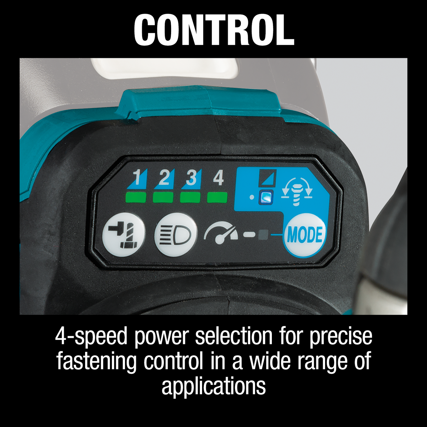 Makita XWT18Z 18V LXT® Lithium‘Ion Brushless Cordless 4‘Speed Mid‘Torque 1/2" Sq. Drive Impact Wrench w/ Detent Anvil, Tool Only