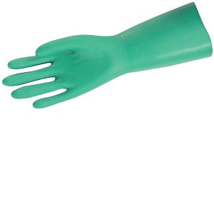 MCR Safety 5311 Nitri-Chem™ Unlined Green Nitrile Gloves Unlined Industrial Grade 13 Inches in Length 11 mil Thickness (1 DZ)