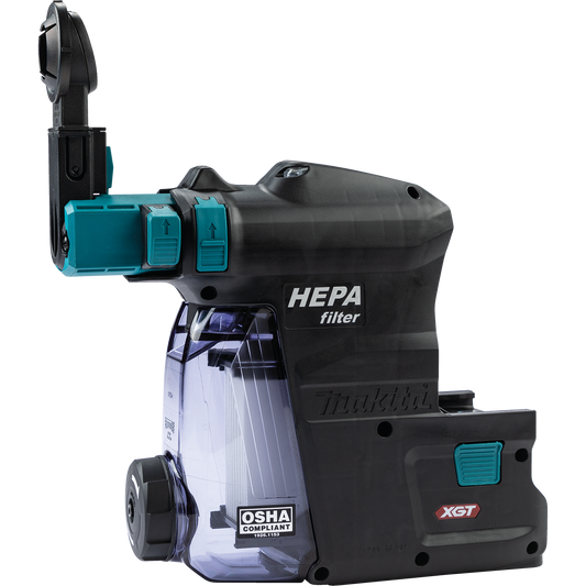 Makita DX14 Dust Extractor Attachment with HEPA Filter Cleaning Mechanism