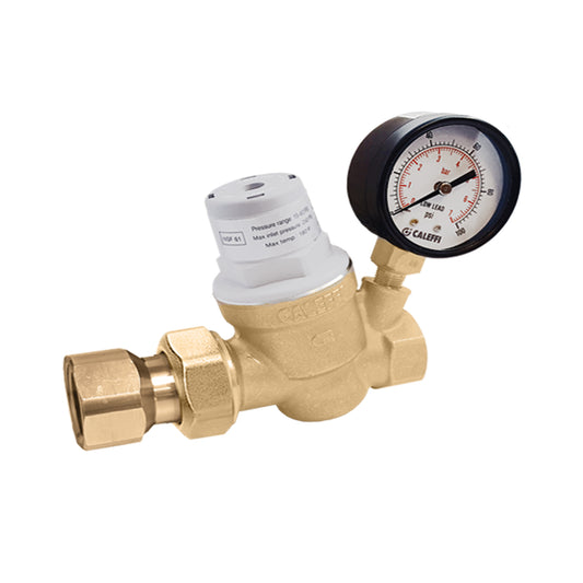 Caleffi 533350HA PressCal™ Compact PRV ASSE 1003, Single Union 3/4" NPT female union in, FNPT out