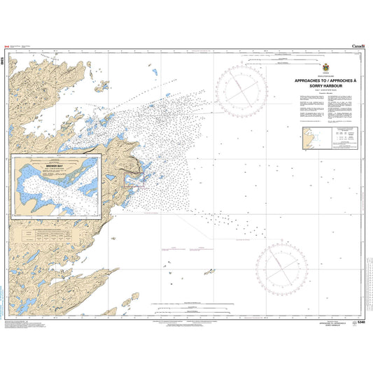 Paradise Clay CAN5340 CHS Chart Approach to/ Approches Sorry Harbor