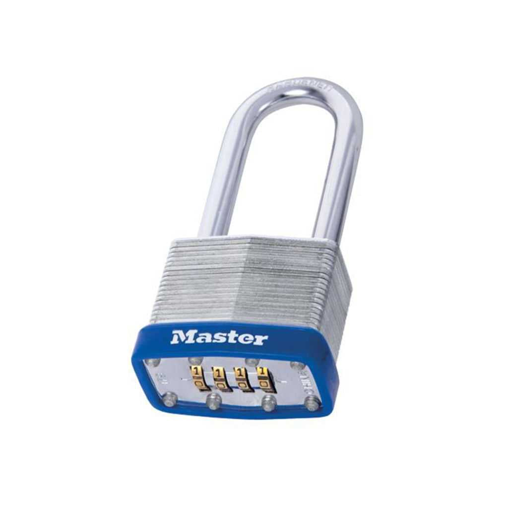 AbilityOne 5340002920896 Master Lock Padlock Solid Steel Combo