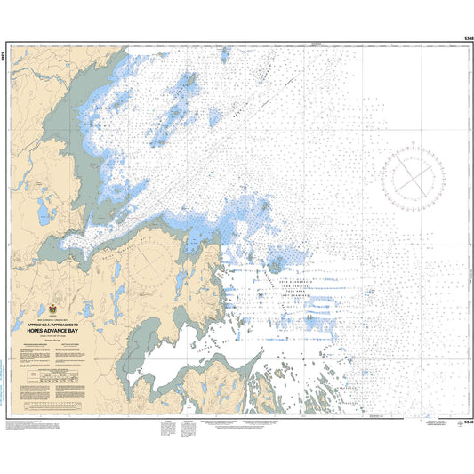 Paradise Clay CAN5348 CHS Chart Approches /Approaches to Hopes Advance Bay
