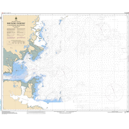 Paradise Clay CAN5351 CHS Chart Payne Bay and Approaches