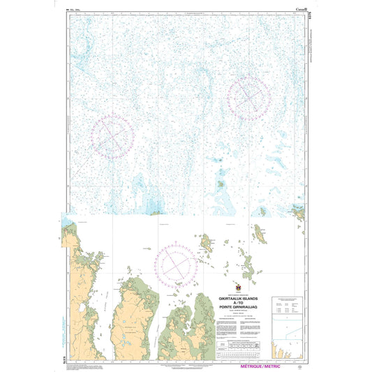 Paradise Clay CAN5375 CHS Chart Qikirtaaluk Islands /to Point Qirniraujaq