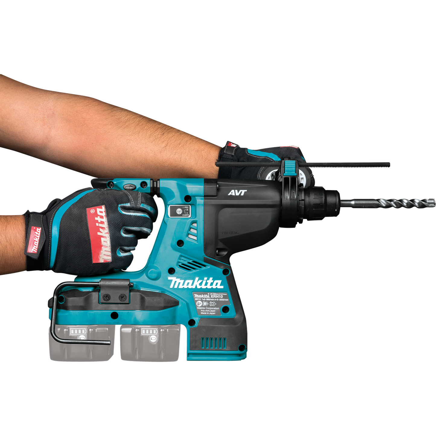 Makita XRH10Z 36V (18V X2) Lxt® Brushless 11/8" Avt® Rotary Hammer, Accepts Sdsplus Bits, Aft®, Aws® Capable, Tool Only