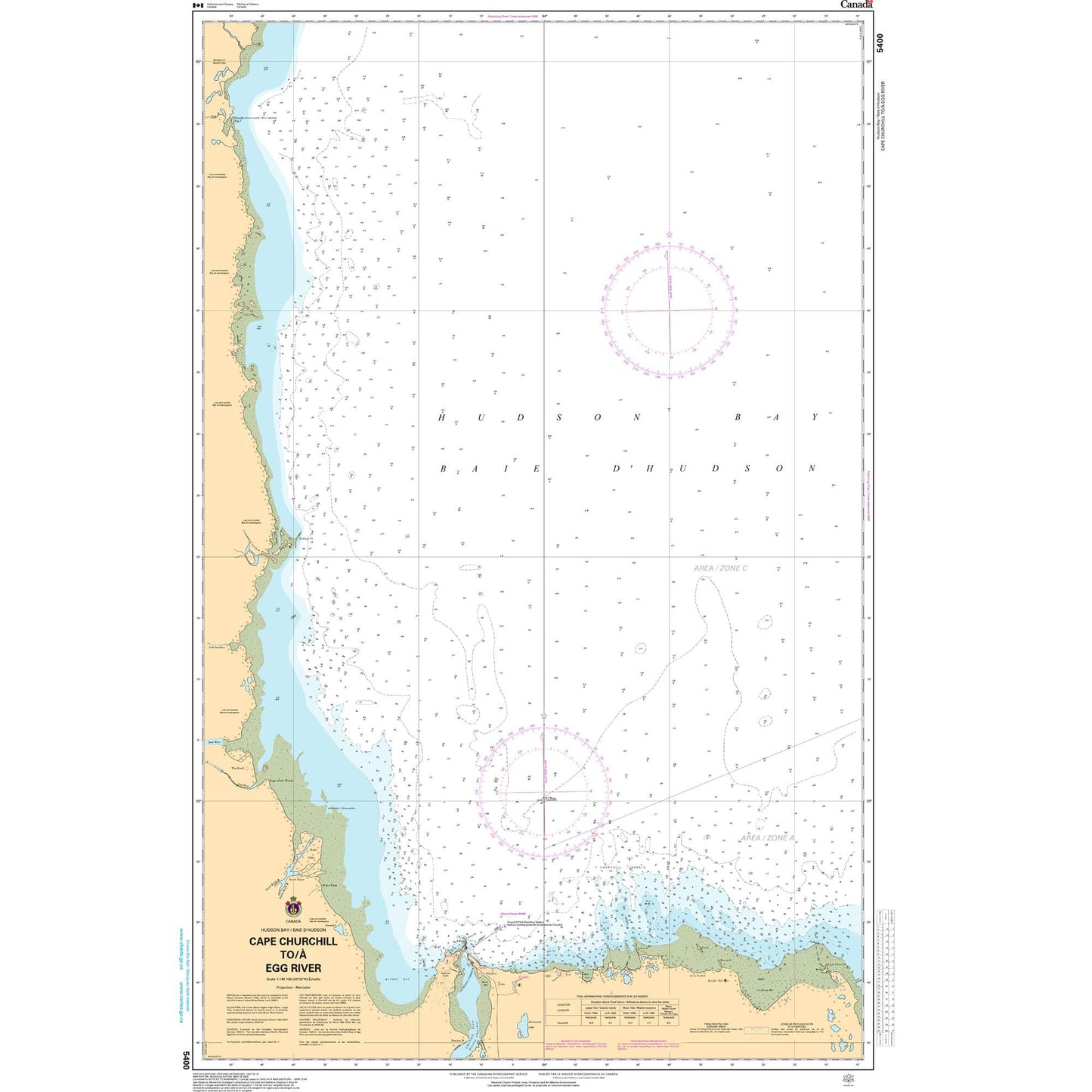 Paradise Clay CAN5400 CHS Cape Churchill to/ Egg River