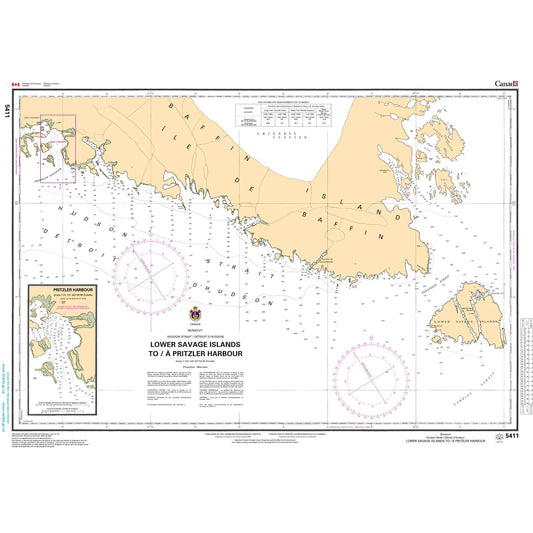 Paradise Clay CAN5411 CHS Lower Savage Islands to/ Pritzler Harbour