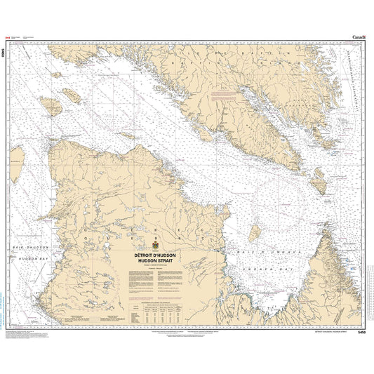 Paradise Clay CAN5450 CHS Chart Hudson Strait/Détroit d'Hudson